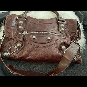 Authentic Balenciaga motorcycle bag